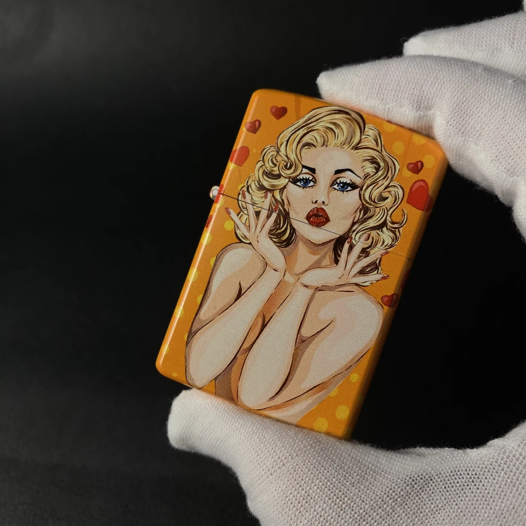 首领【CHIEF】梦中情人红唇女郎煤油打火机