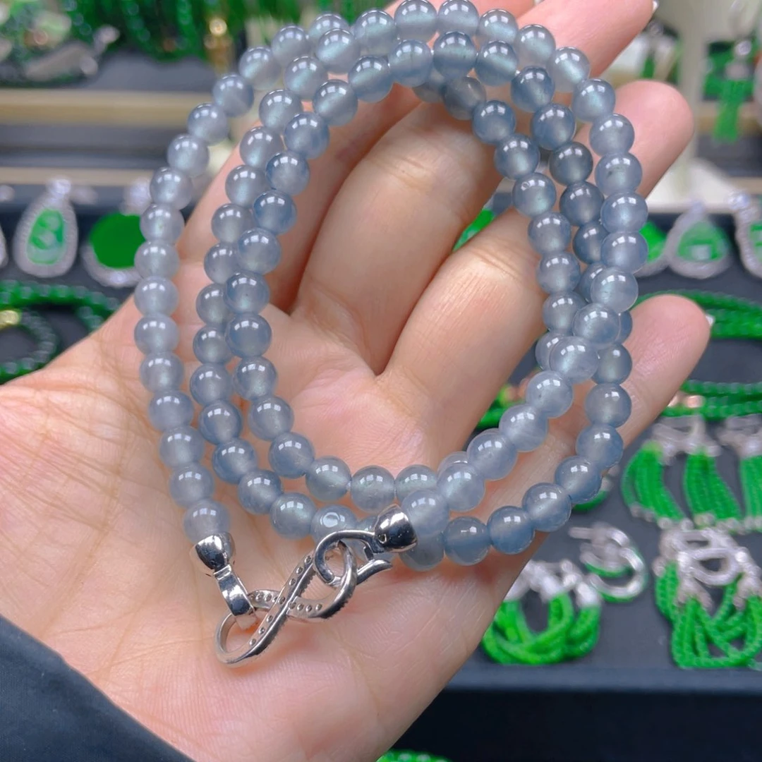 颈饰未镶嵌翡翠项链6