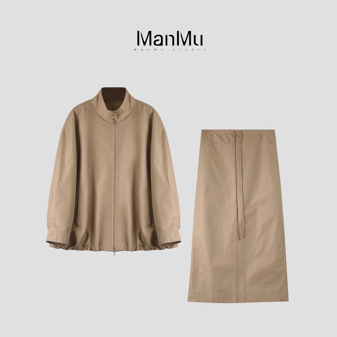 满目ManMu【张琪专属】秋季时尚休闲百搭套装350207