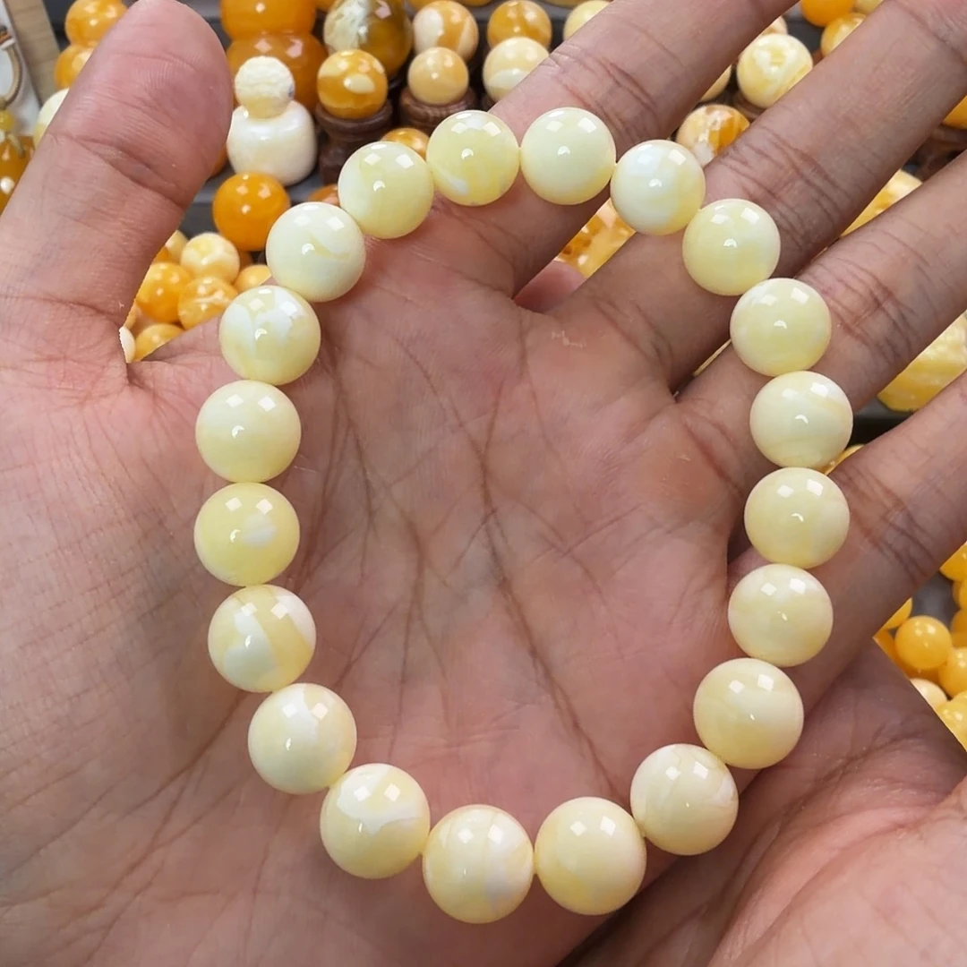 琥珀未镶嵌珠宝奇石11mm同料