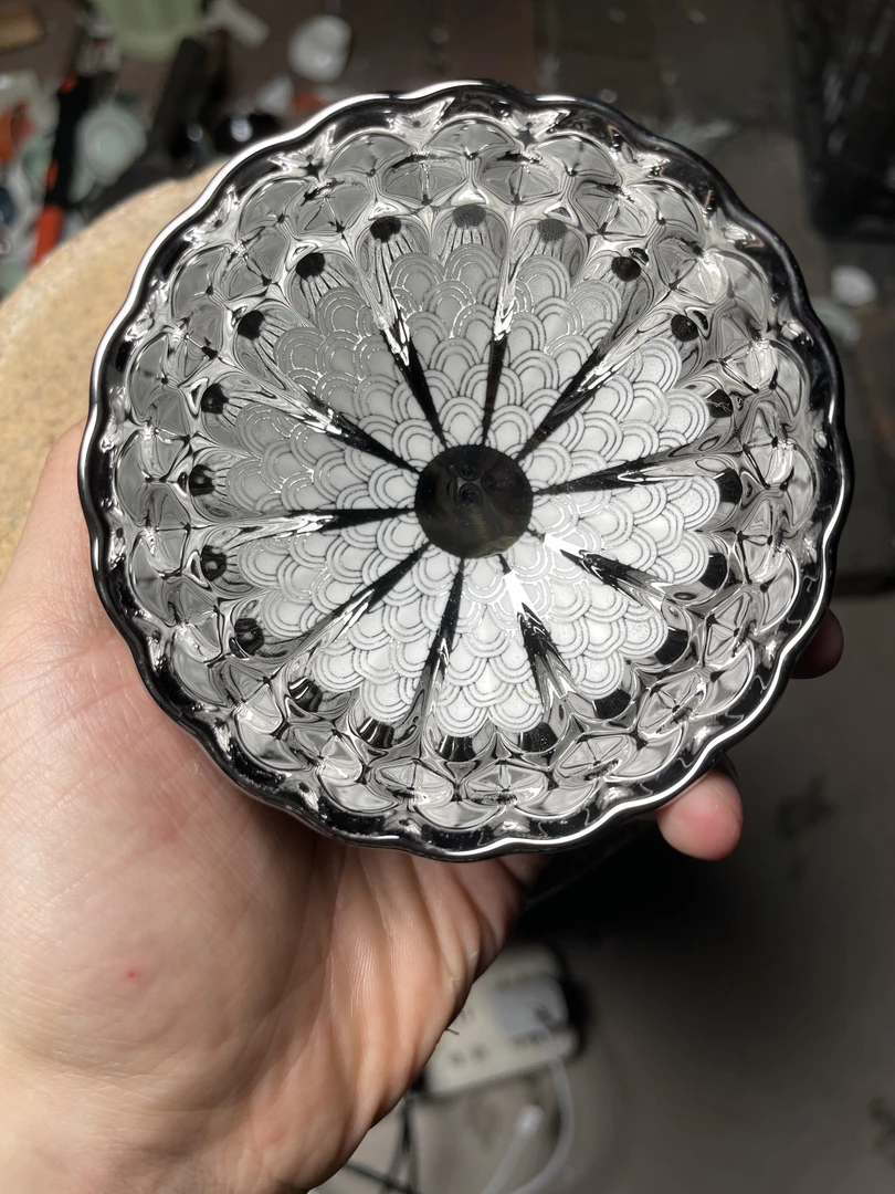 手工茶器 冰清玉洁【新品夜光龙鳞】主人杯