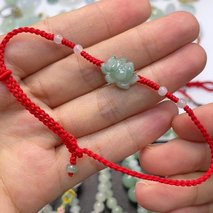 未镶嵌手绳翡翠脚链
