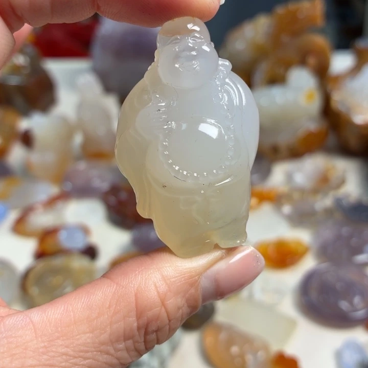 玛瑙/玉髓未镶嵌吊坠(不含链)