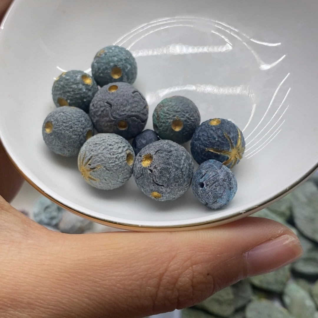 旖***澄绿松石未镶嵌配饰