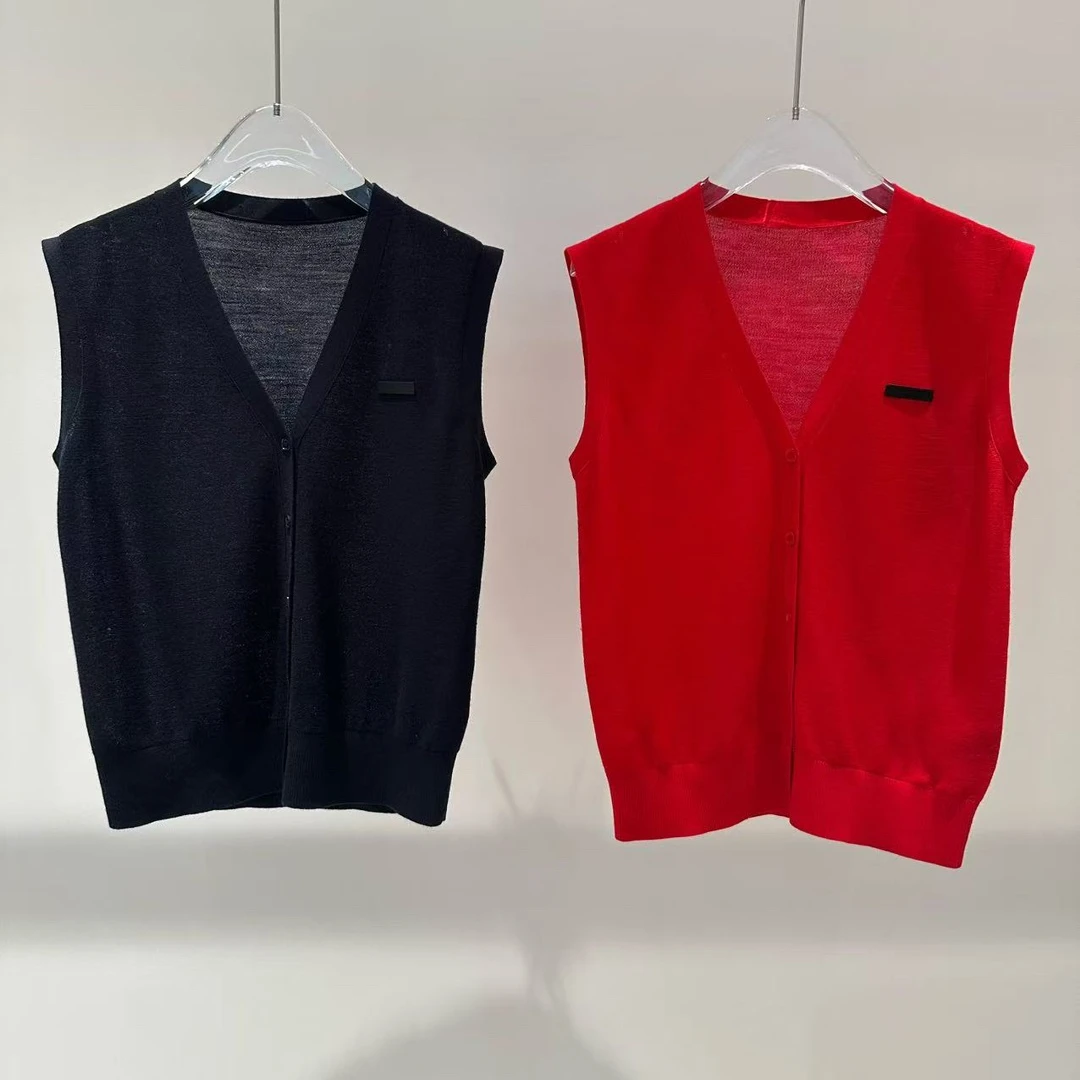 针织马甲25新款时尚百搭轻薄春夏马甲8046