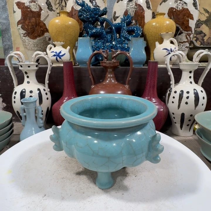 茶盏手工制作陶瓷摆件