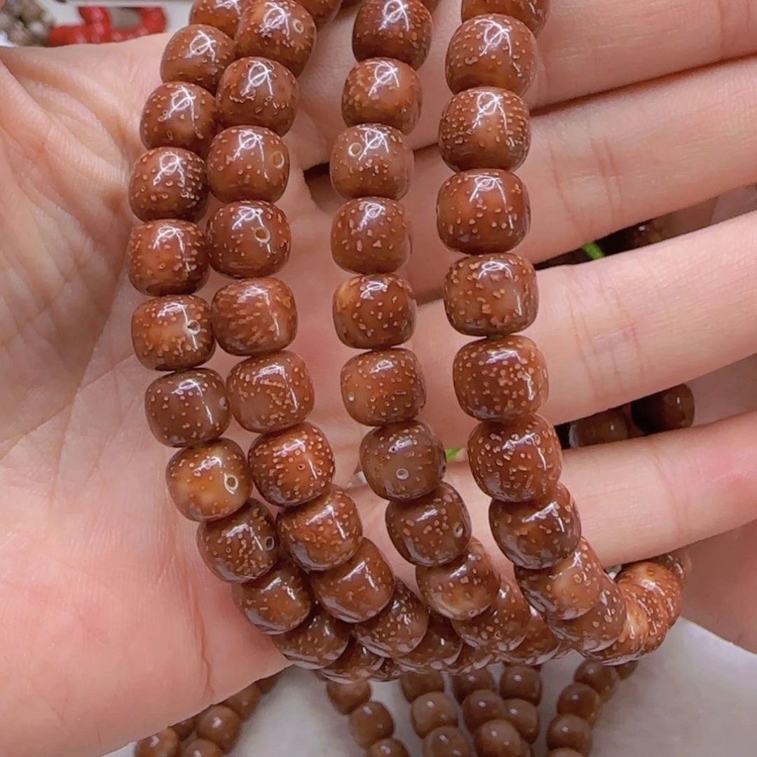 星月菩提手串51殿堂粉冰星月菩提87桶108