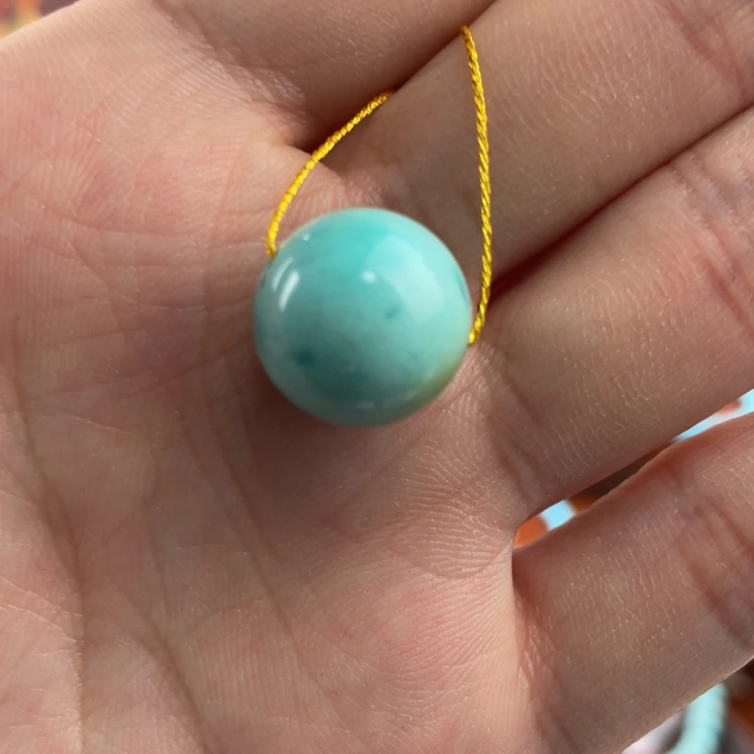 绿松石手链未镶嵌圆珠