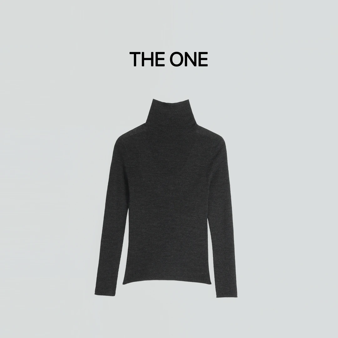 The One【臻绒高领】2025秋 百搭修身 羊毛高领打底衫N53Q0167