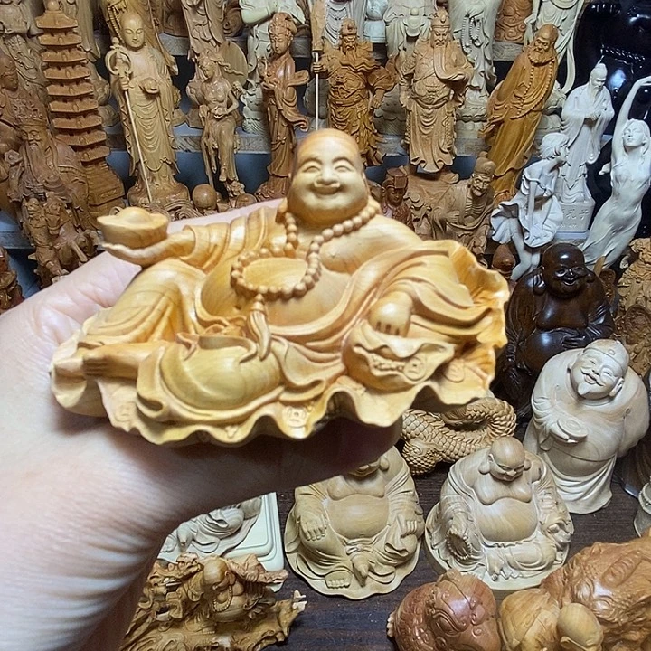 柏木（崖柏）弥勒佛