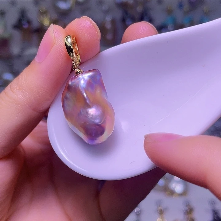 淡水珍珠合金颈饰81