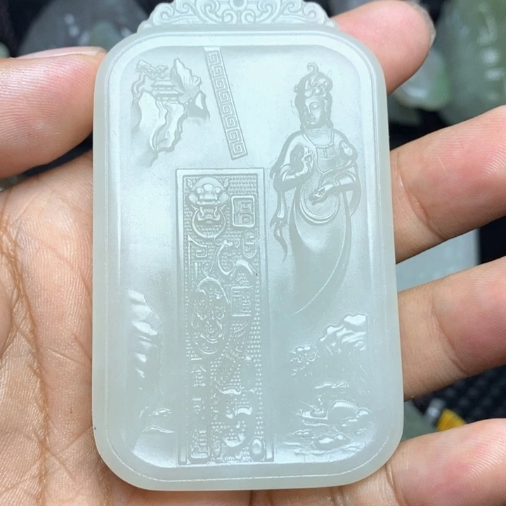 颈饰未镶嵌和田玉