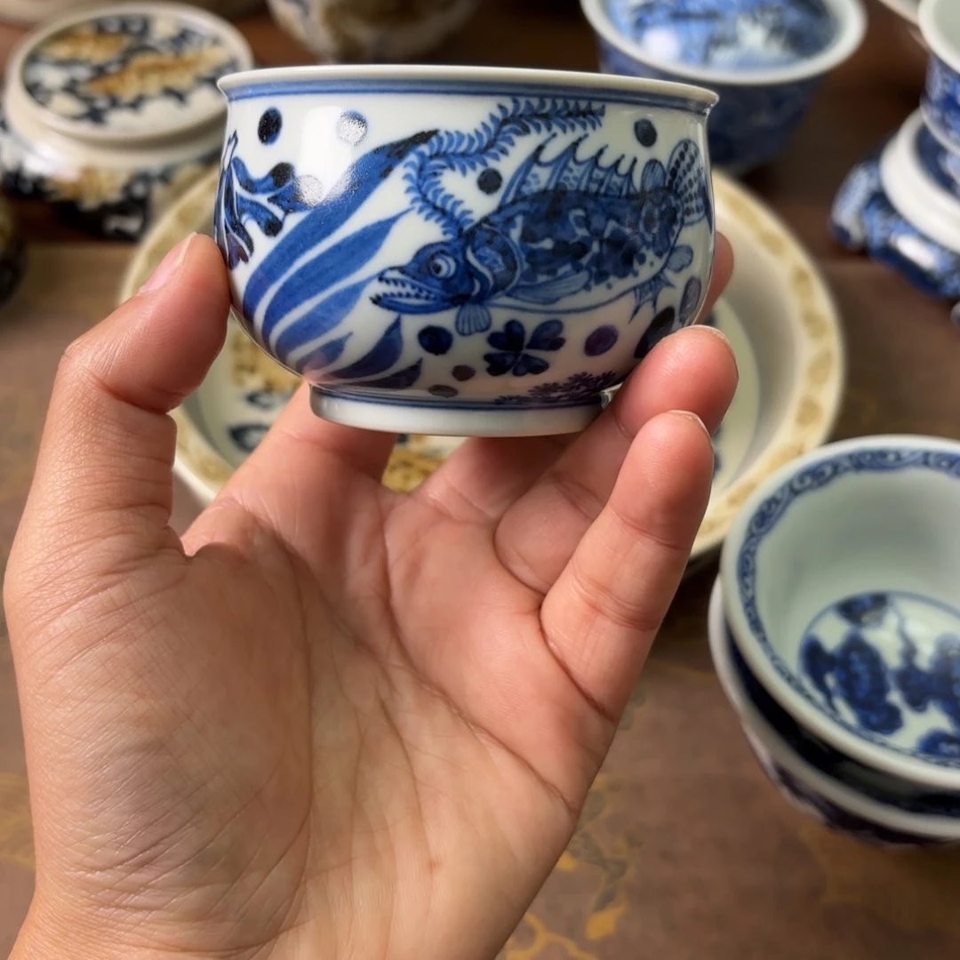陶瓷摆件景德镇手绘茶器