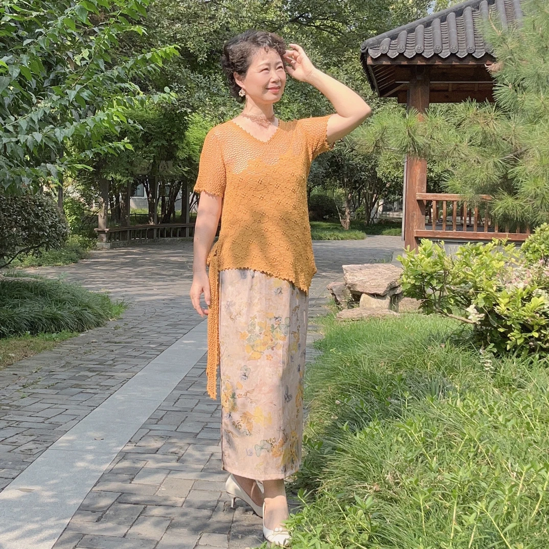 《凤穿牡丹》斗篷、小衫8#蕾丝线材料包｜电子全图解及教程