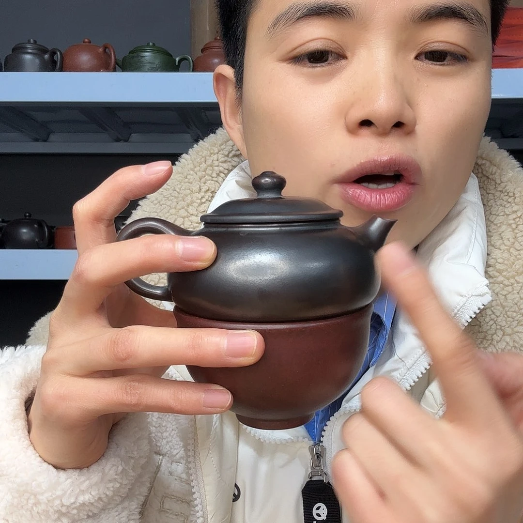 紫砂茶壶民间手艺人全手工制作