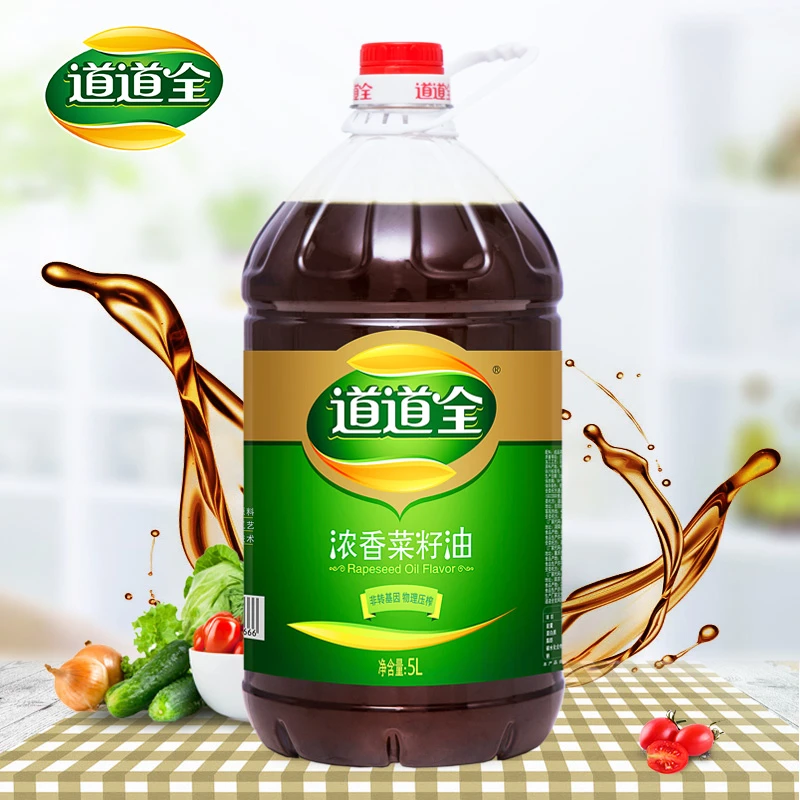 道道全浓香菜籽油5L