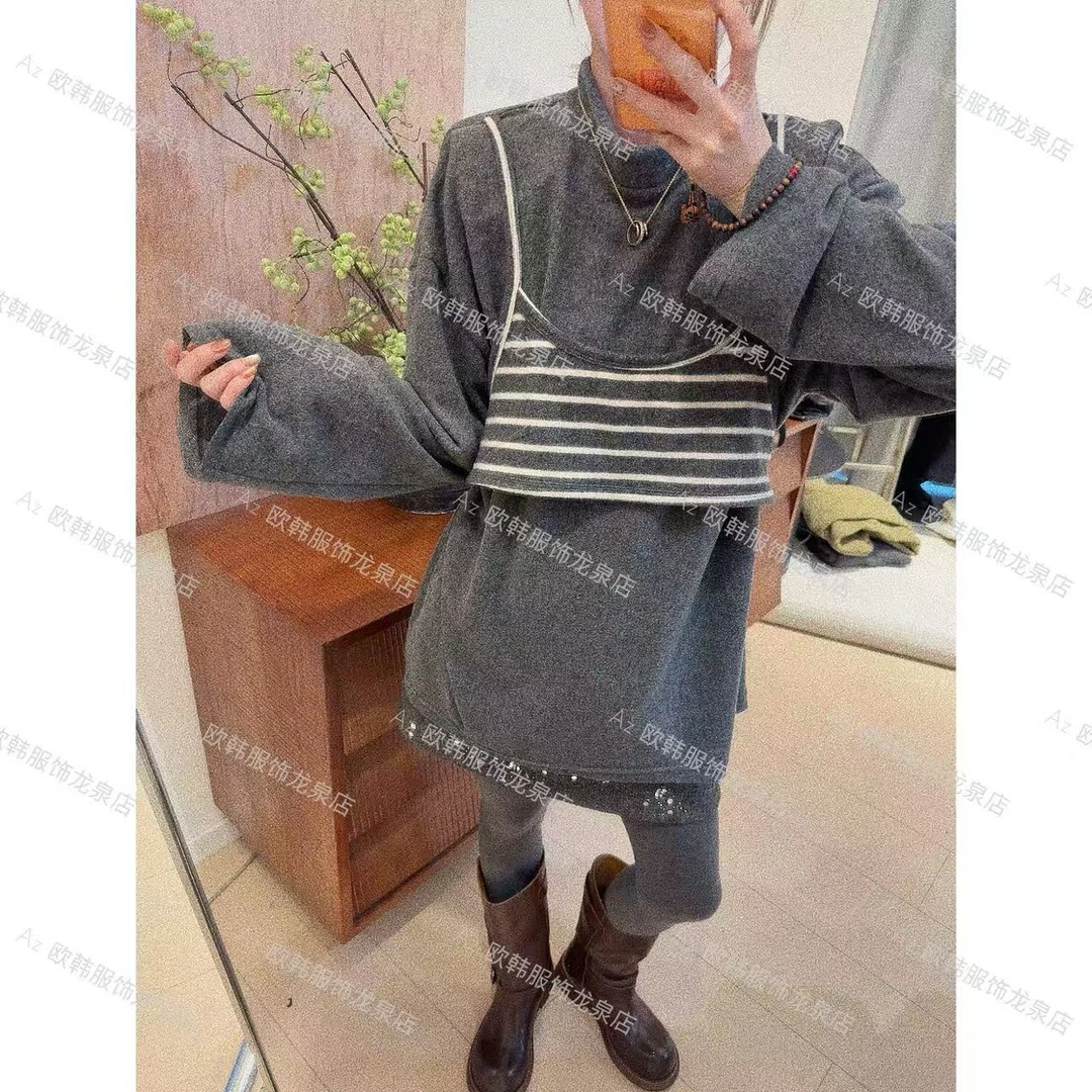 2 Azzony LQ 明洞背心垫肩上衣 h11123 新款NEW