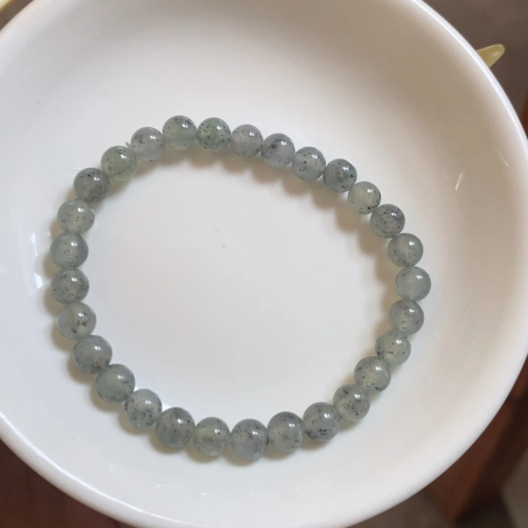 翡翠未镶嵌手链冰乌鸡卡6