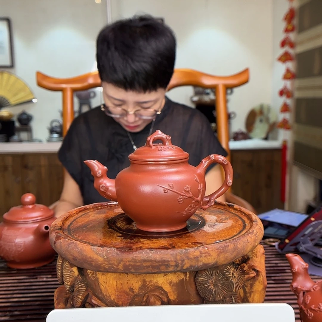 茶壶紫砂杭那静紫砂壶200cc