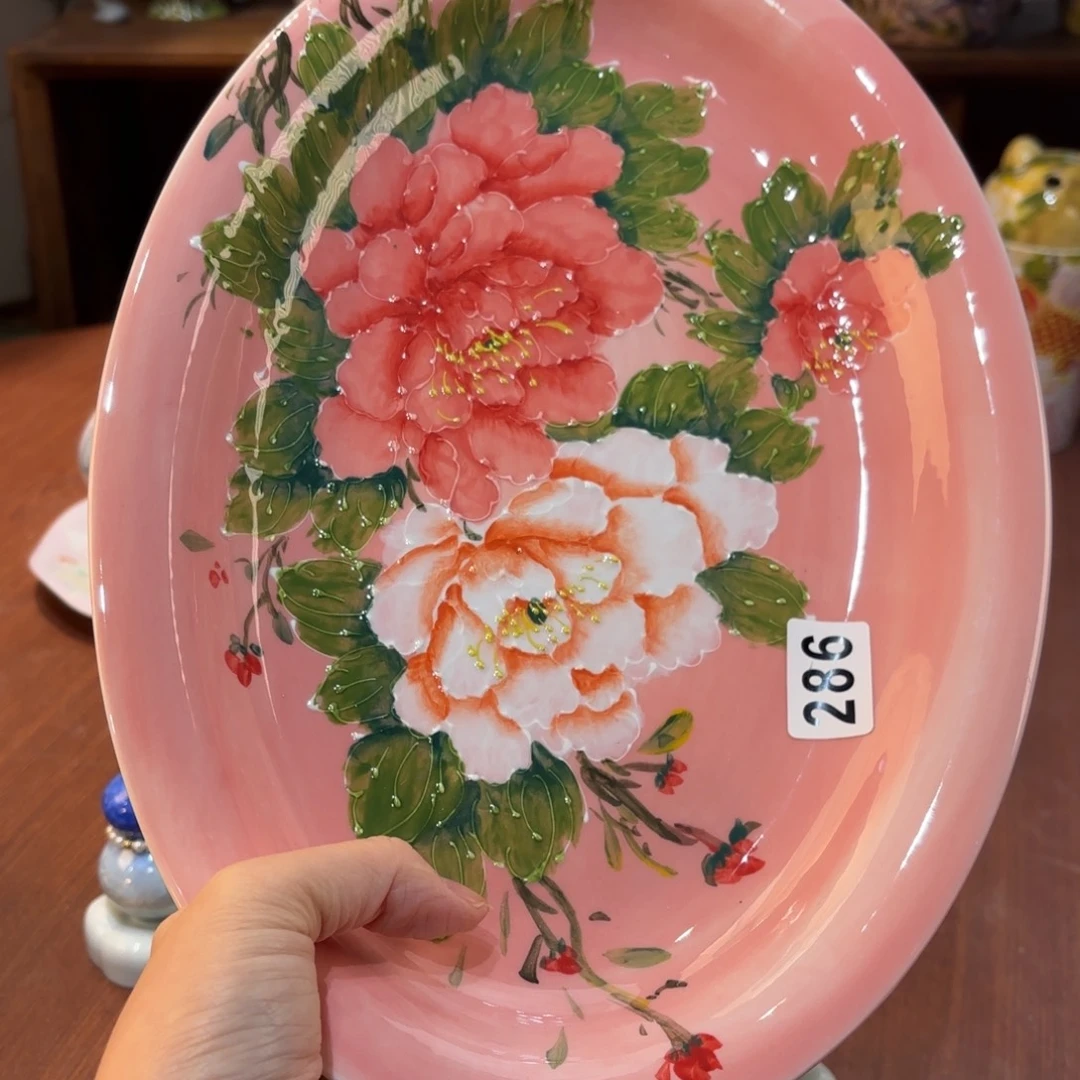 瓷片景德镇手绘高温釉下彩陶瓷茶具