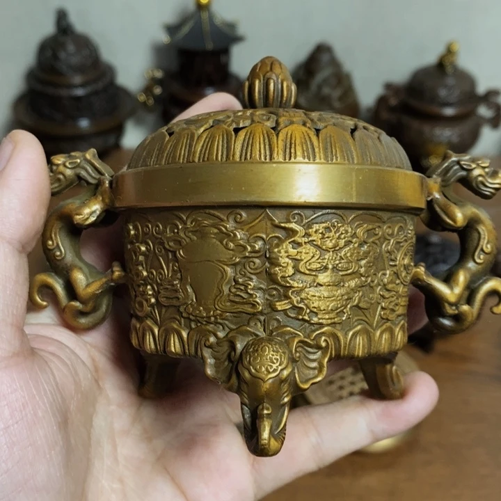 铜盛世铜炉铜器工艺品