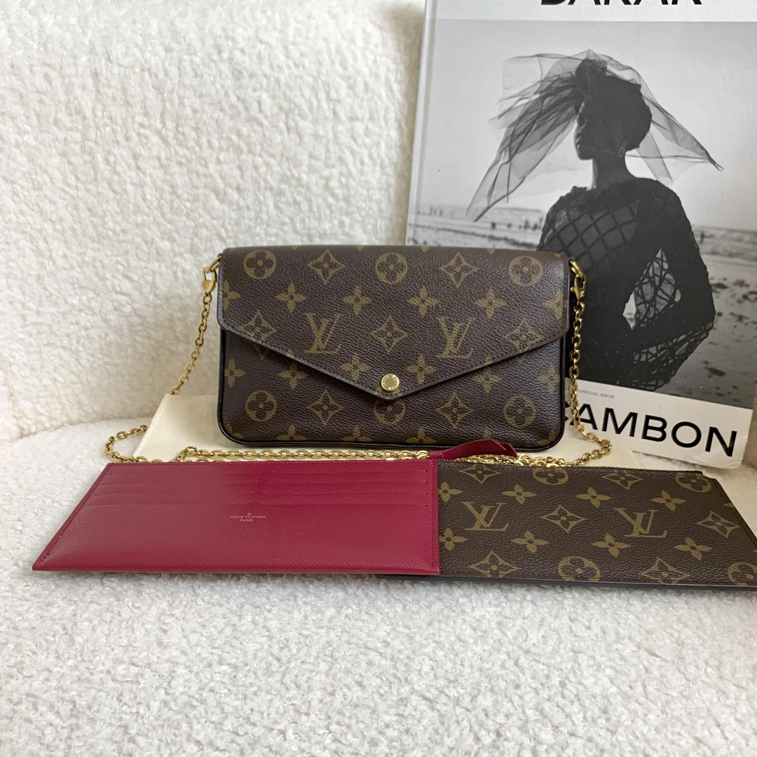 99新 LouisVuitton/路易威登 壹臻/老花三合一/51757842