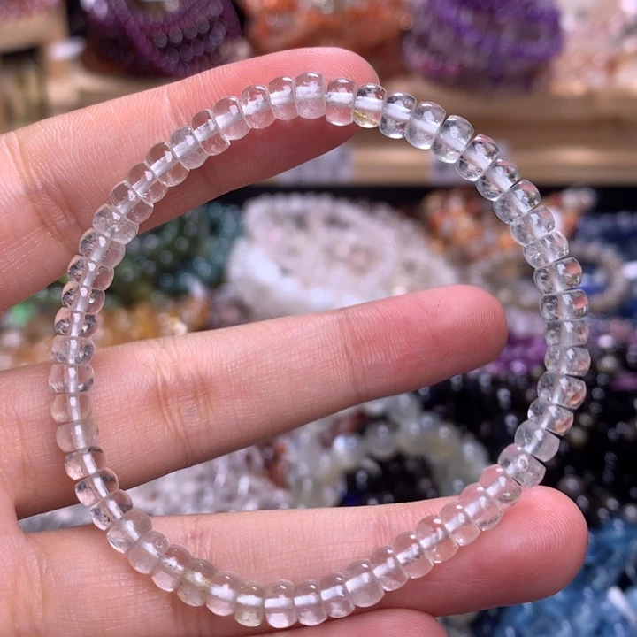 未镶嵌手串水晶5.1白托帕