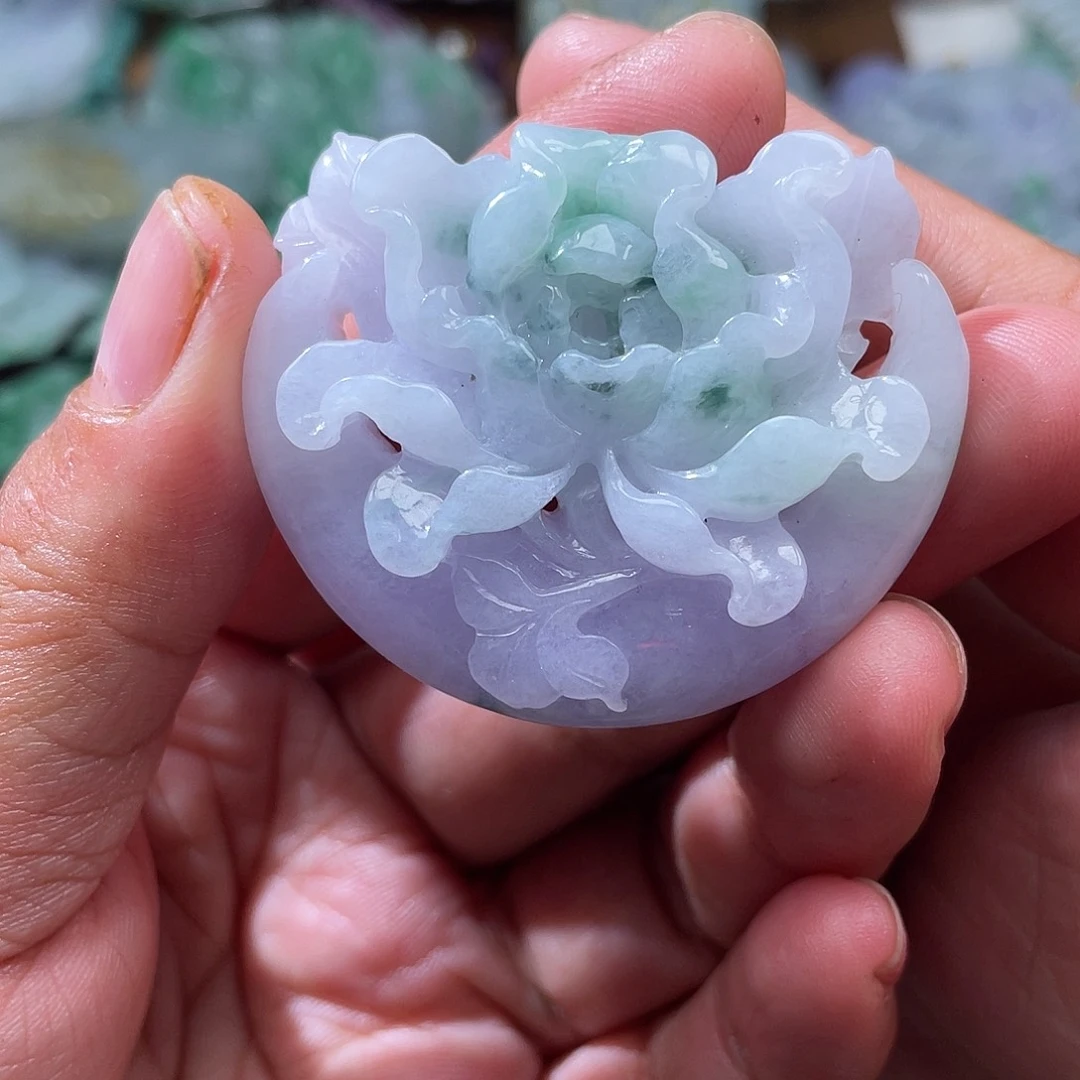 颈饰未镶嵌翡翠翡玉缘翡翠