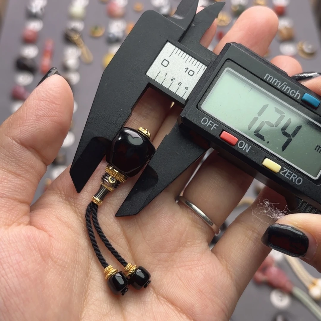 玛瑙/玉髓未镶嵌文玩配饰适配6-10mm的串