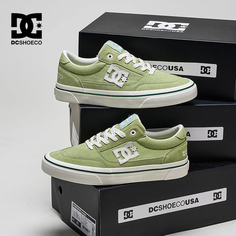 DCSHOES CANVAS CAS 夏季薄款透气帆布鞋经典美式复古百搭板鞋
