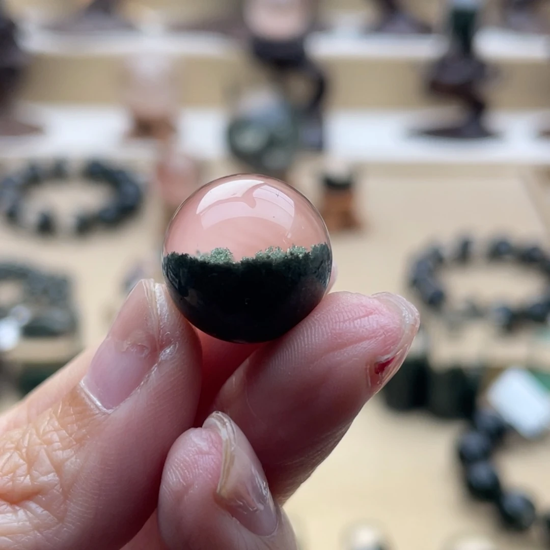 未镶嵌颈饰水晶绿幽灵吊坠