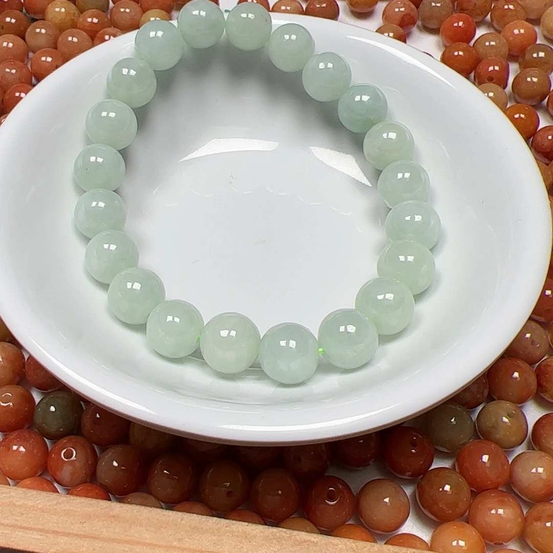 【闪购商品】翡翠手链未镶嵌秦***明卡8++