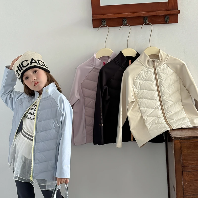 尤画2025新款男女童冬季2025新款校服神器羽绒服9001A
