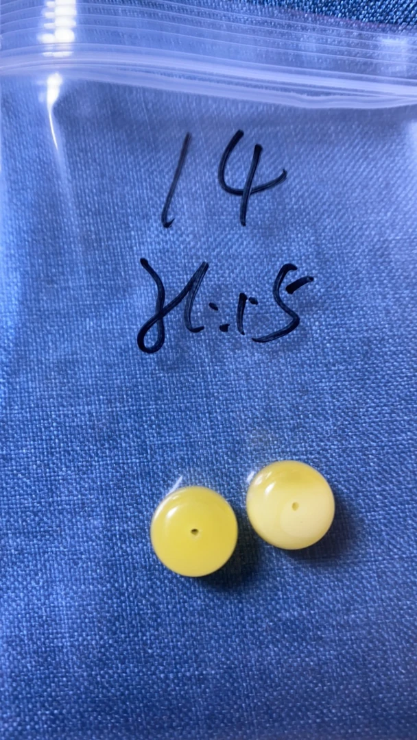 天然蜜蜡金白12老型