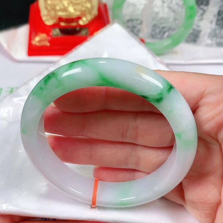 未镶嵌手镯翡翠   编号F1310 正圈57