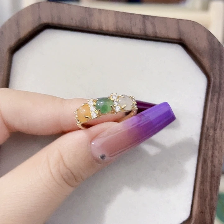 颈饰未镶嵌翡翠天然翡翠Ａ货