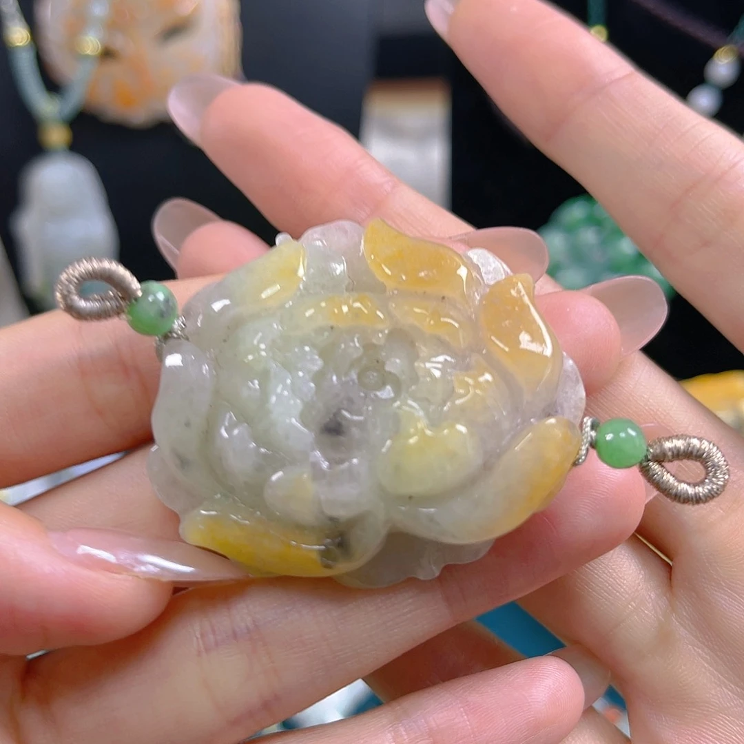 颈饰未镶嵌翡翠翡翠