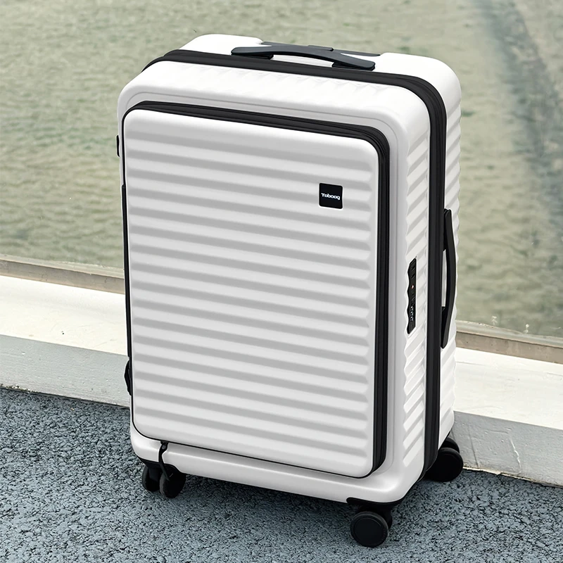 大容量行李箱前开盖20寸登机箱女24寸商务拉杆箱男28寸扩容旅行箱