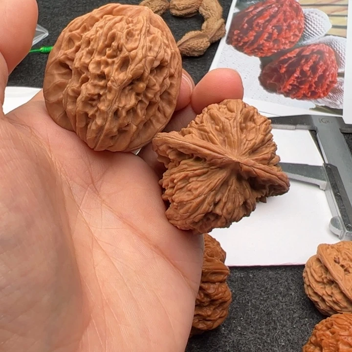 文玩核桃吊坠四座楼58