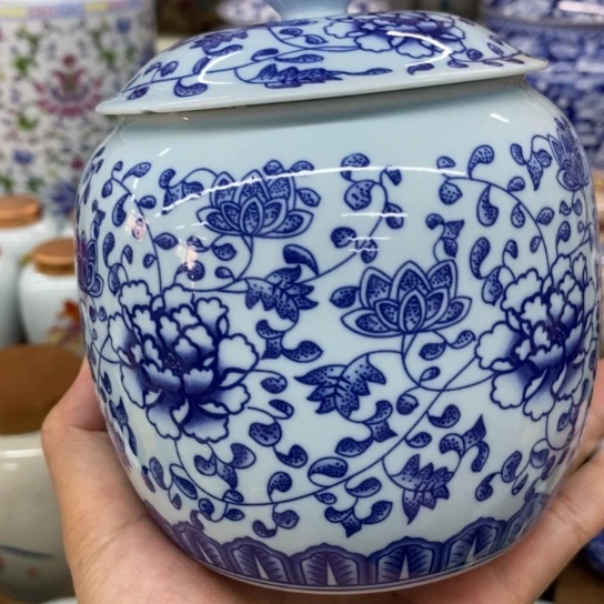 瓷片陶瓷茶叶罐密封罐
