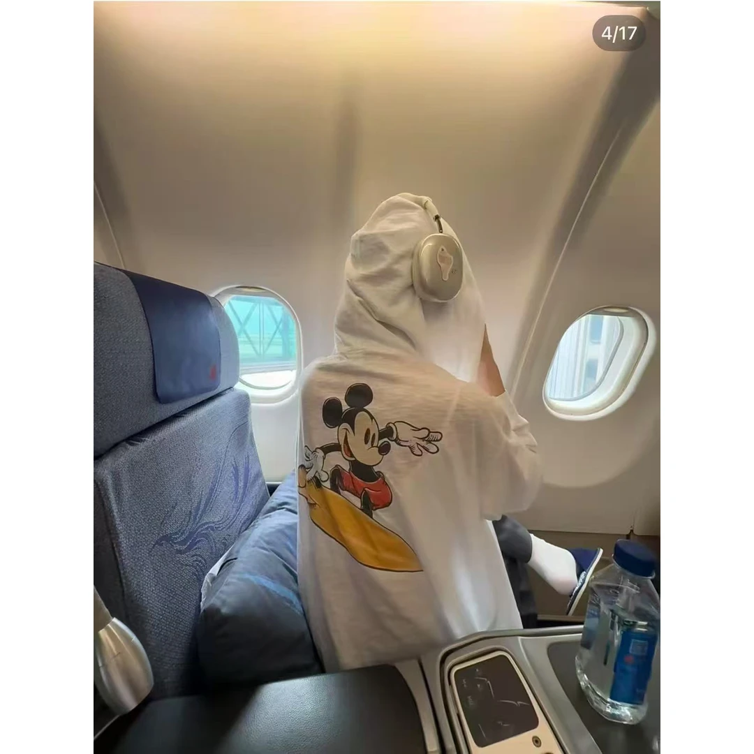 长袖夏季米奇宽松型轻职风防晒外套