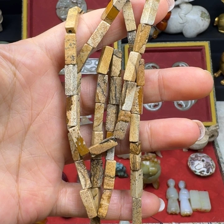 手链未镶嵌和田玉（糖玉）