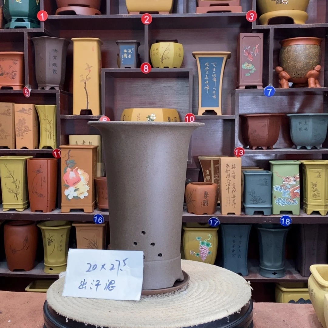 紫砂艺术紫砂花盆