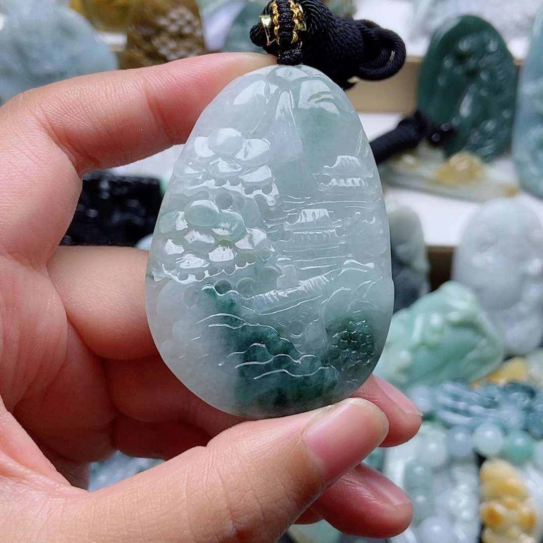 翡翠未镶嵌颈饰翡翠