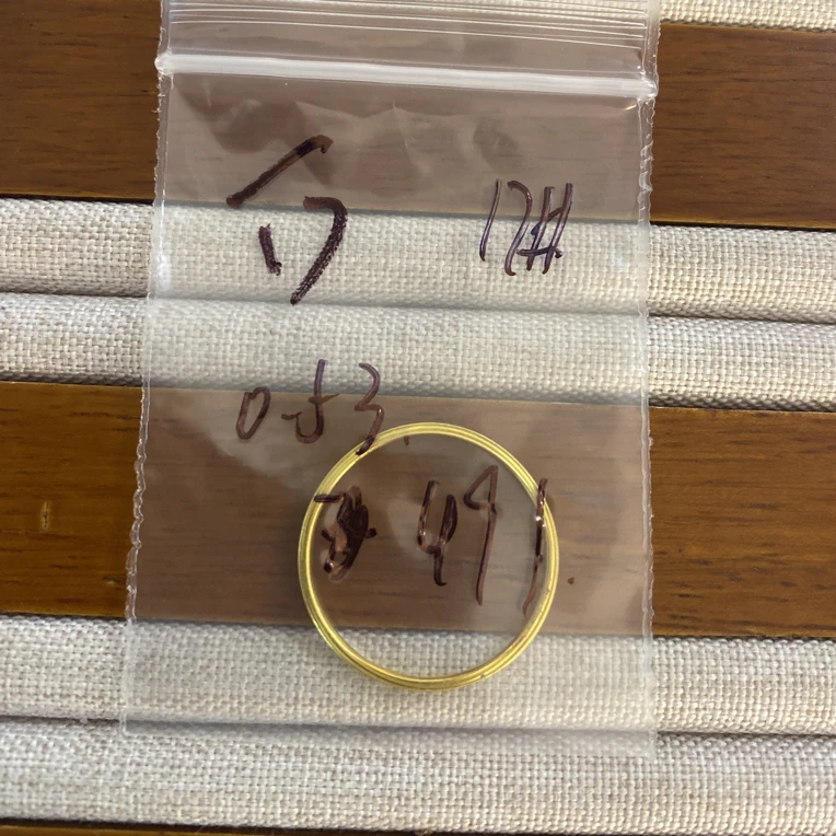 克重0.53 17号 万花筒戒指 足金999