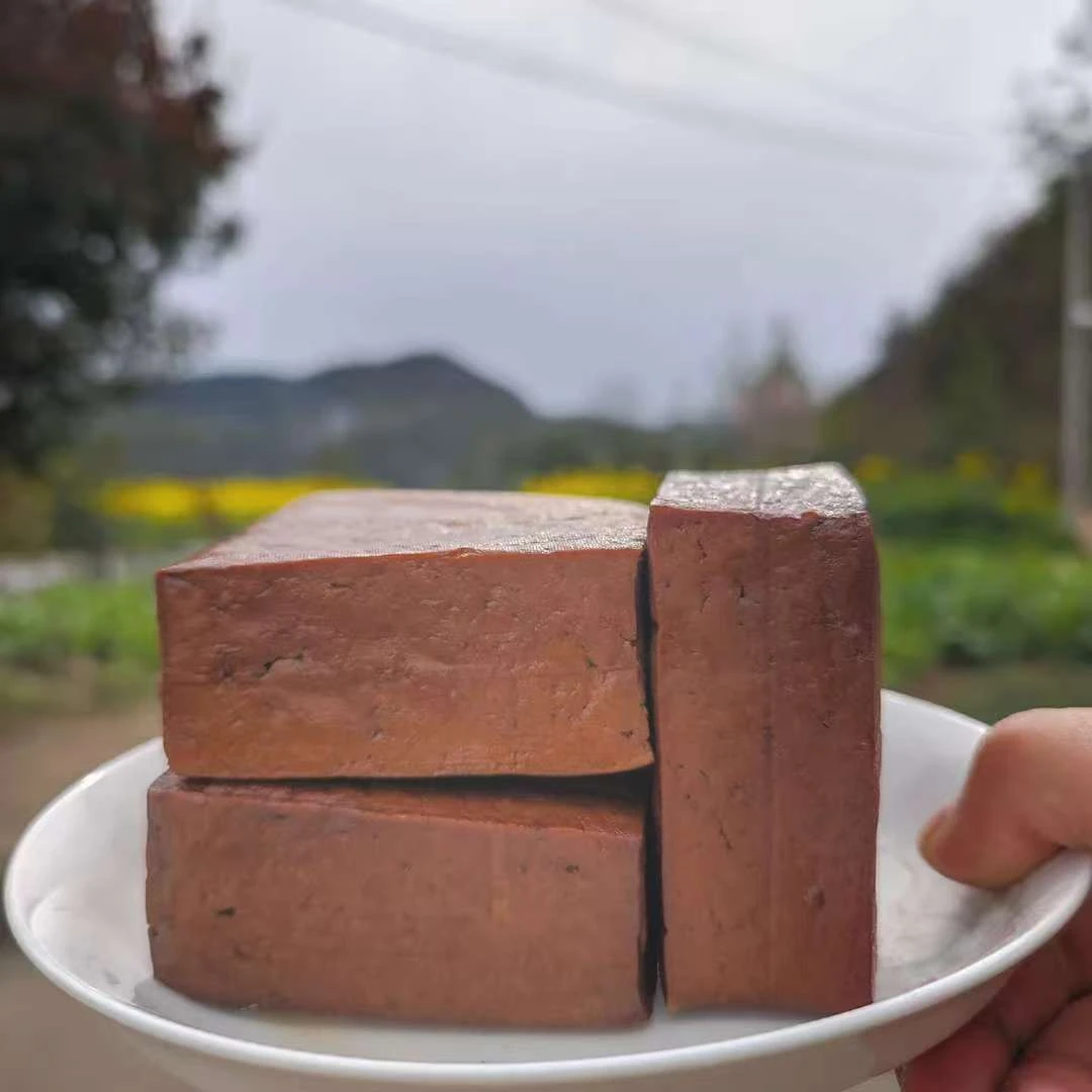 【百村千人】代卖农家手工制作 烟熏豆干