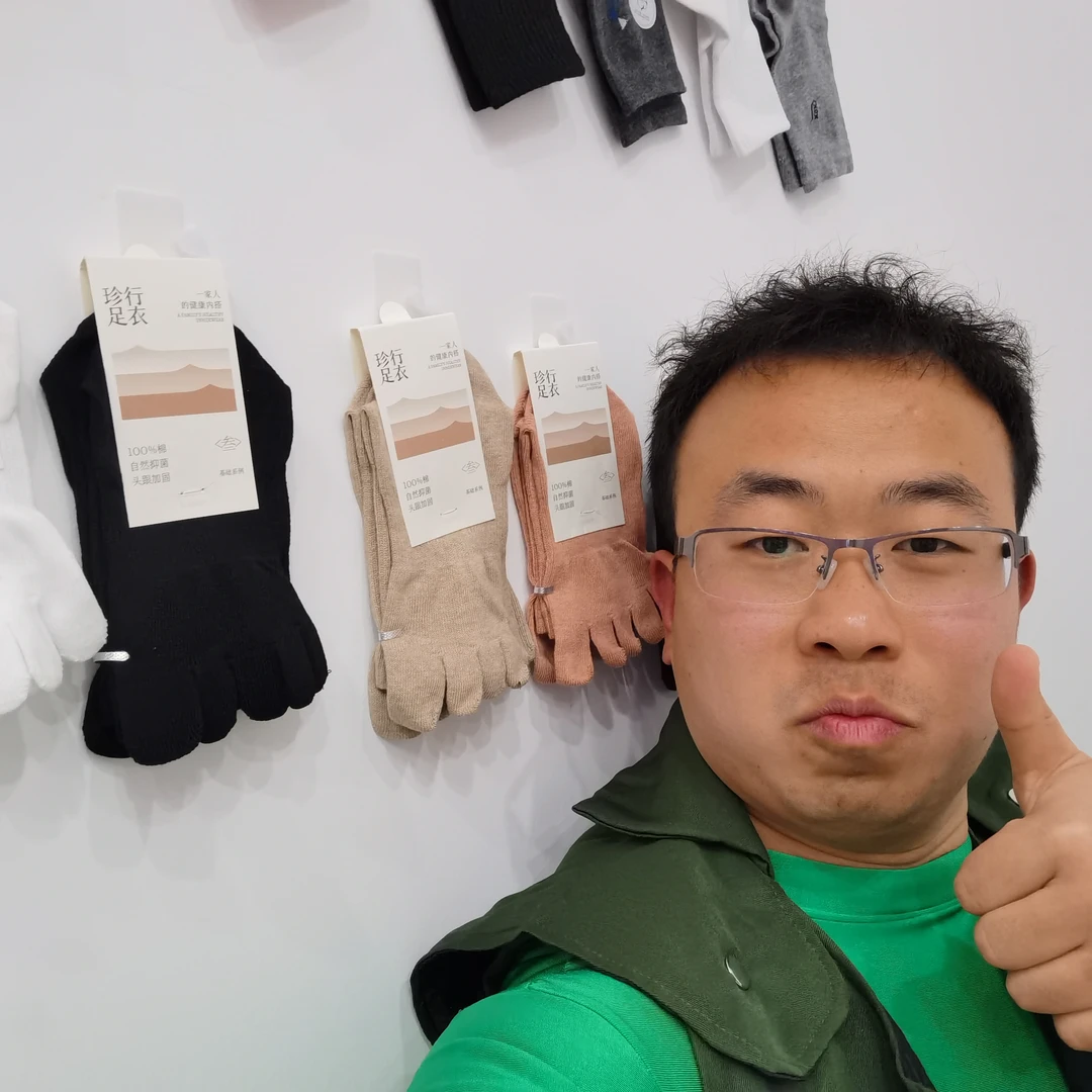女五指袜，树先生精选，绝对的高质量，100%纯全棉，莱卡纤维