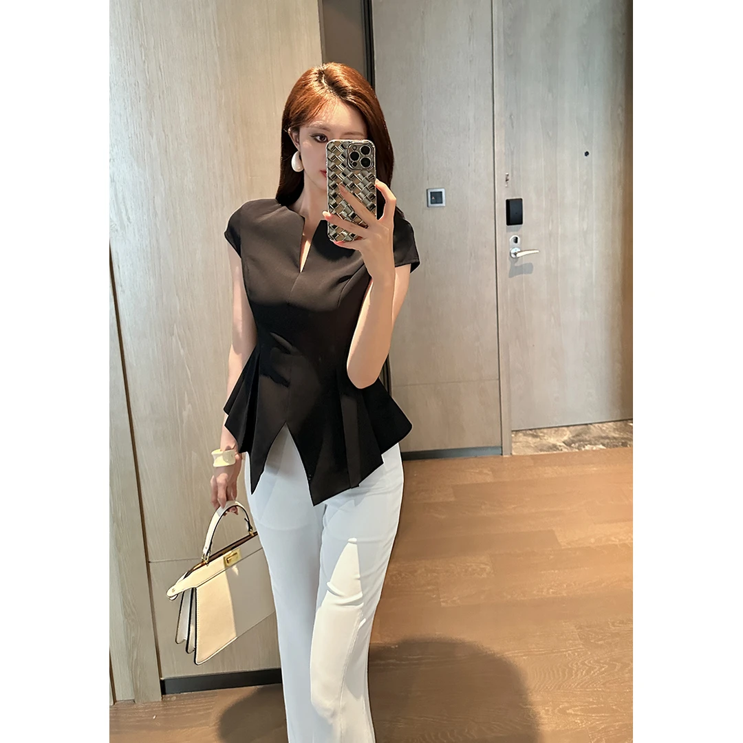 夏季新款上衣时尚修身显瘦35117