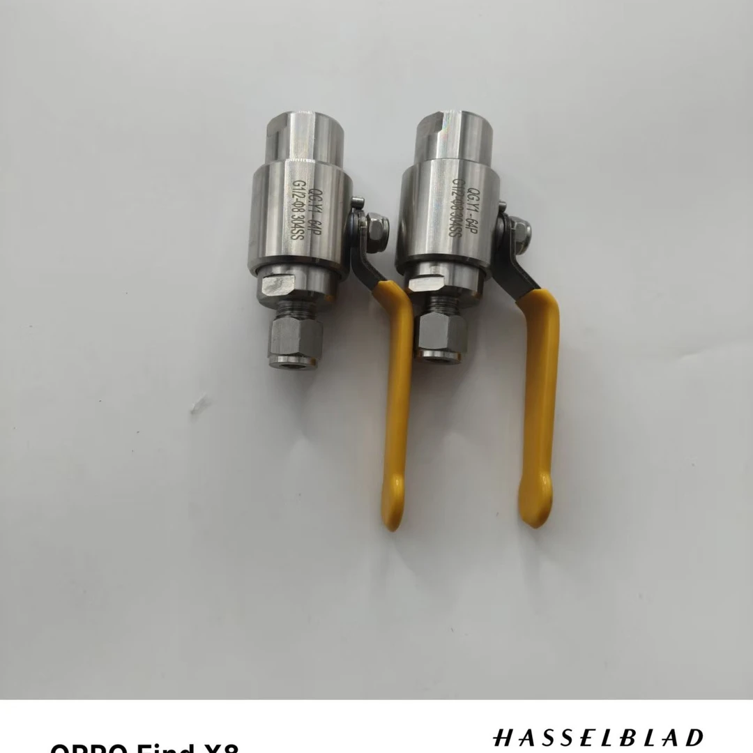 不锈钢，气源球阀G1/2-64P-G1/2-卡8