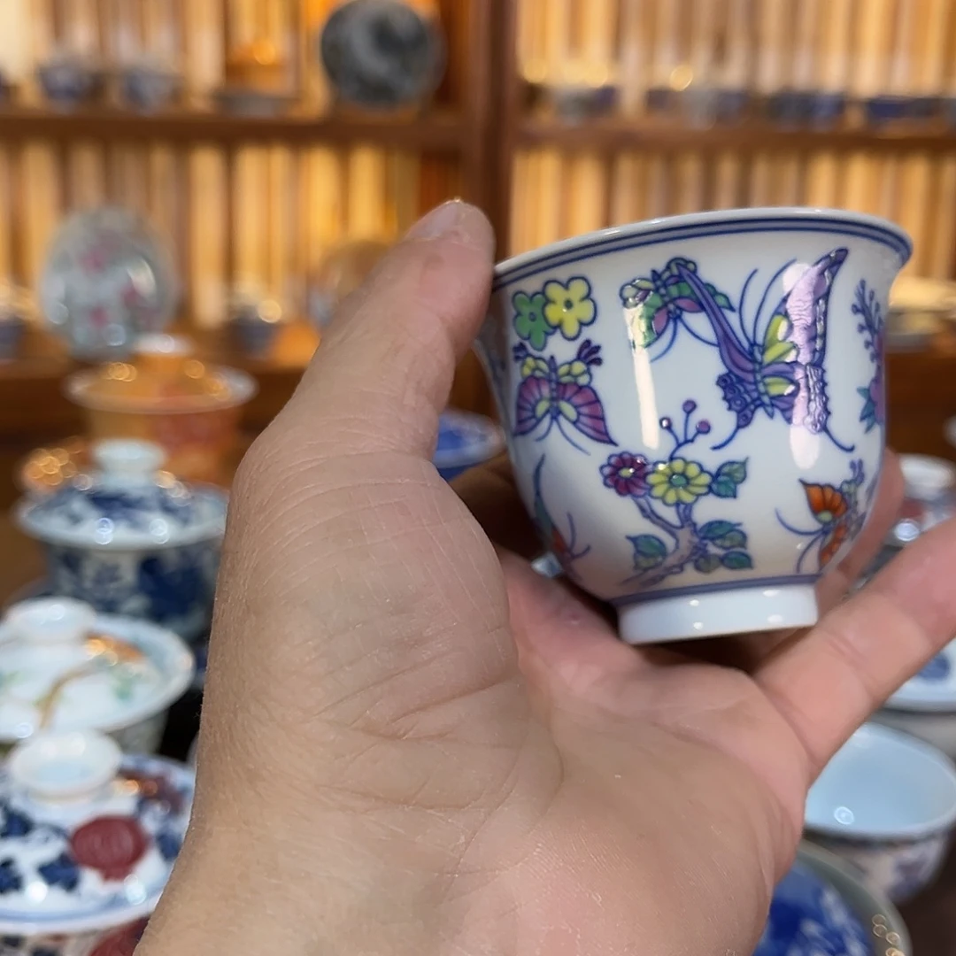 錡镇堂手工手绘杯